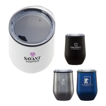 Image of 48 Promotional Chianti 12 oz Double Wall Steel PP Liner Tumbler - ...