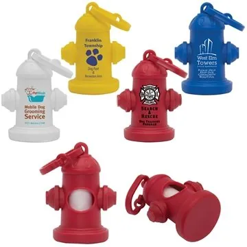 Image of 150 Customized Fire Hydrant Pet Waste Bag Dispenser - ...