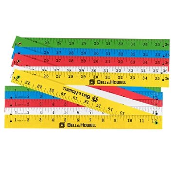 Folding Yardsticks - Enamel Finish - 3-Section