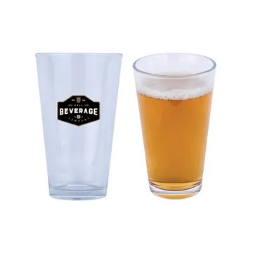 Wellington Kingston 16 oz. Beer Pint Glass - Dishwasher Safe & FDA Compliant