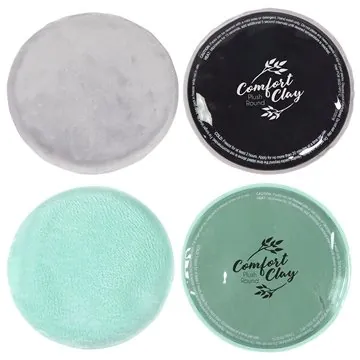 Image of 100 Custom ComfortClay Plush Round Pack - Hot Cold Therapy