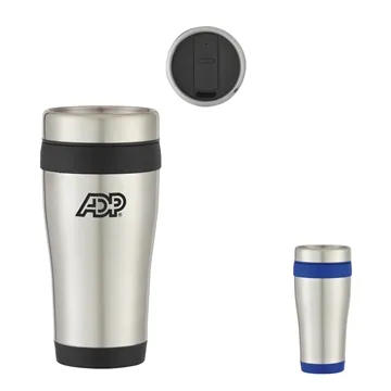 Image of 48 Promotional 15 oz Aspen Stainless Steel Tumbler - Insulated & ...
