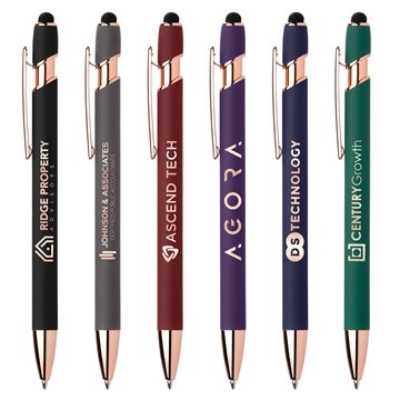 Image of 100 Customized Ellipse Softy Rose Gold Classic w/ Stylus - Soft ...