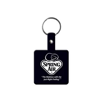 Image of 250 Custom Square Flexible Key Tag - Split Ring