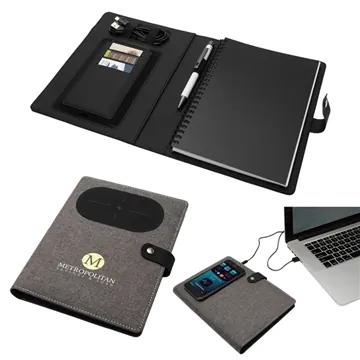 Image of 13 Customized Navigate Notebook w/ Wireless Phone Charger - 50 ...