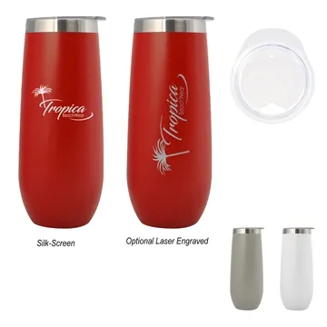 Image of 36 Customized 14 oz Korabel Stemless Champagne Flute - Insulated & ...