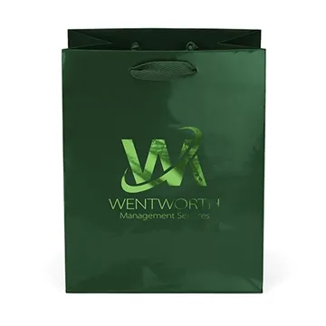 Image of 150 Promotional Crystal Tote Bag Foil Hot Stamp - Premium Weight & ...