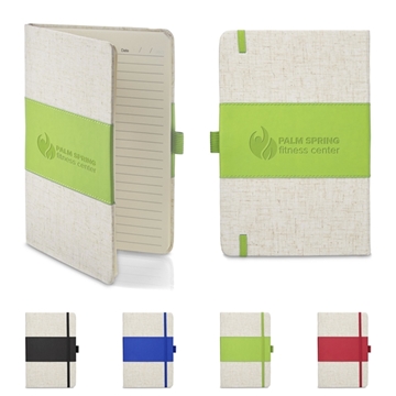 Image of 50 Promotional Soft Cover Pu And Heathered Fabric Journal - 80 ...