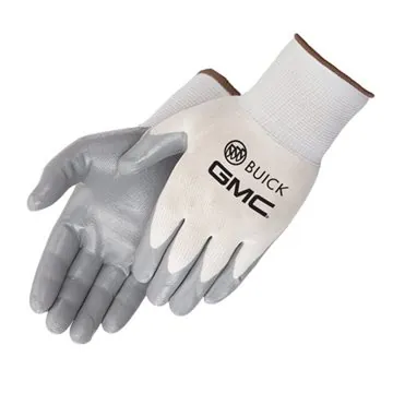 Image of 144 Customized Ultra-Thin Nitrile Palm Coated Knit Gloves - ...