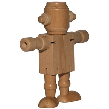 Image of 150 Customized Mini Wood Robot - Handmade & Gugar Wood