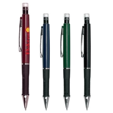 Armadillo Mechanical Pencil - Rubber Grip & Storage Compartment