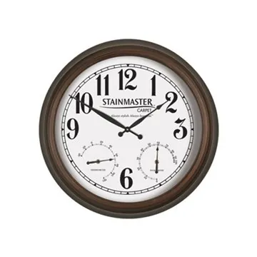 Image of 1 Promotional Metal Wall Clock - 22" Diameter - Brass Finish & ...