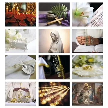 Good Value™ Catholic Spirit Calendar - 13-Month Calendar & UV Coated