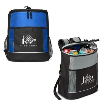 Image of 20 Promotional Porter Cooler Backpack - 18 Can Capacity & Padded ...