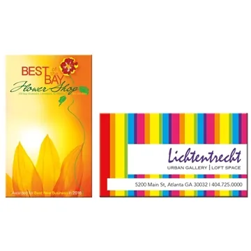 Image of 500 Custom Large Business Card Magnet - Office Organization