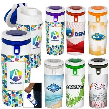 Image of 100 Custom Full Color Water Bottle - BPA Free & Infuser Compatible
