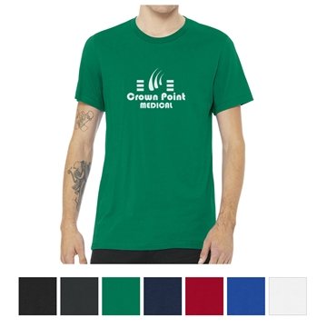 Bella+Canvas® Unisex Jersey Short Sleeve Tee - Ring Spun Cotton & Side Seamed