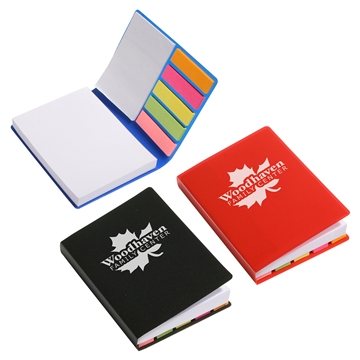 Jot-It Sticky Book - Multiple Flag Colors & 100 Sheets