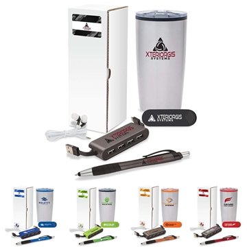 Splendid 5-Piece Welcome Gift Set - Stainless Steel & USB Hub
