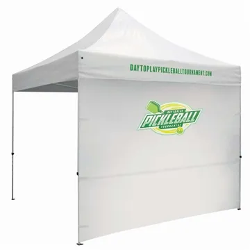 Image of 1 Custom 10' Tent Full Wall (Full-Color Imprint) - 600D Polyester ...
