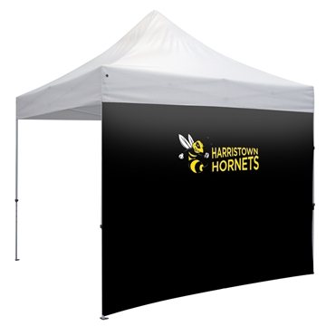10' Tent Full Wall (Full-Color Imprint) - 600D Polyester & Zip Connect