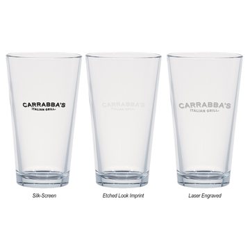 16 oz Classic Ale Pint Glass - FDA Compliant