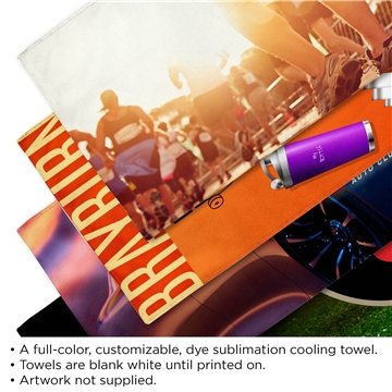Image of 150 Customized Very Kool Cooling Towel - Sublimation - ...
