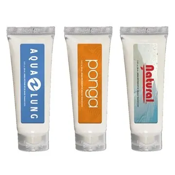 Image of 100 Custom 1 oz SPF 30 Squeeze Tube Sunscreen - FDA Approved