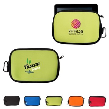 Image of 100 Customized Accessory Pouch - Neoprene & Carabiner
