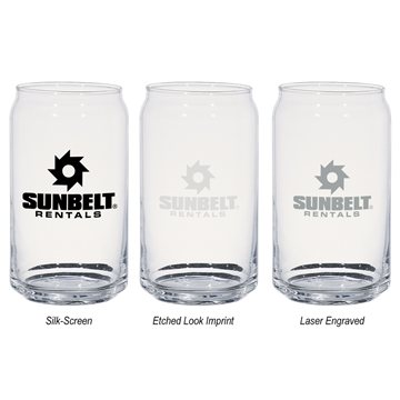 16 oz Ale Glass Can - FDA Approved