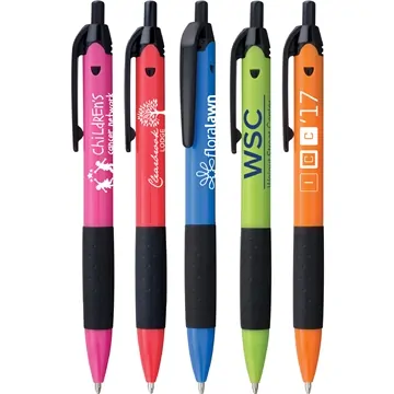Image of 250 Promotional Sasta Pen W Blue Ink - Textured Grip