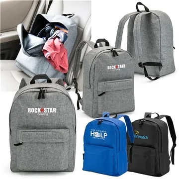 Image of 50 Promotional Northridge Pocket Backpack - 600D Polyester & 15lb ...
