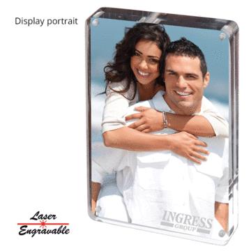 Image of 50 Custom 5X7 Two Sided Acrylic Photo Frame - Magnetic & Double ...