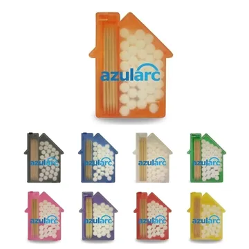 Image of 150 Custom House Shaped Pick 'n' Mints - FDA Approved & Recycled