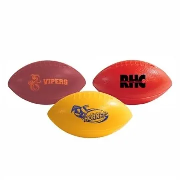 Image of 100 Customized 6" Mini Plastic Football