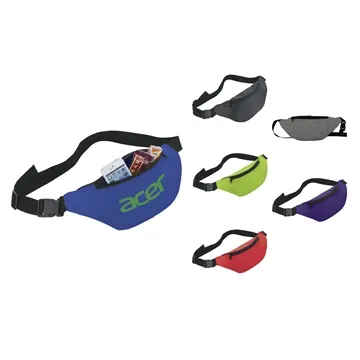 Image of 150 Custom Polyester Hipster Fanny Pack - Adjustable Strap