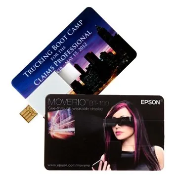 Image of 25 Promotional Plano Credit Card USB Flash Drive - Wallet Size