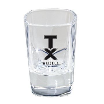 1.5 oz Square Shot Glass - Thick Base