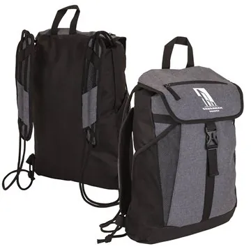 Image of 50 Custom Cypress Drawstring Backpack - Padded Straps & Expandable