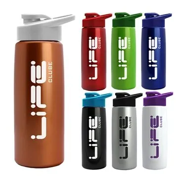 Image of 100 Promotional Metalike Flair - 26 oz Tritan Metalike Bottle with ...