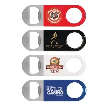 Image of 100 Customized Short Paddle Vinyl Wrapped Bottle Opener - ...