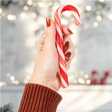 Image of 500 Customized Large Candy Cane - Blank - 5.75" & Non-Melt