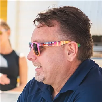 Image of 100 Promotional Tie-Dye Malibu Sunglasses - UV Protection & ...