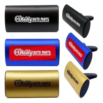 Image of 150 Custom Clip Air Freshener with Aluminum Cover - Lemon Scent