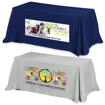 Image of 1 Customized "PREAKNESS SIX" Fits 6 ft Table 3-Sided Economy Table ...