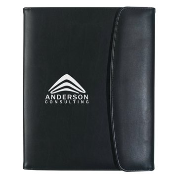 Image of 10 Promotional Leather Look Portfolio - 30 Page Lined