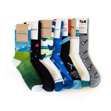 Custom Athletic Socks - Made in USA & Cushioned Heel/Toe
