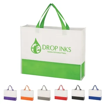 Image of 150 Promotional Prism Non-Woven Tote Bag - Water Resistant