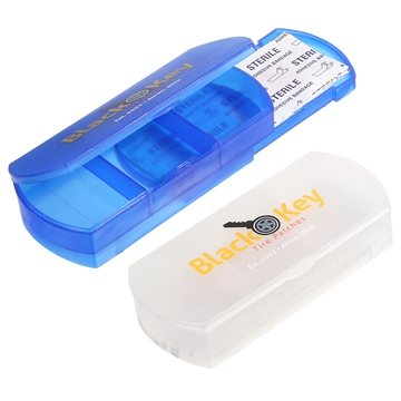 Health Case Bandage Holder Pill Box - 3 Compartments