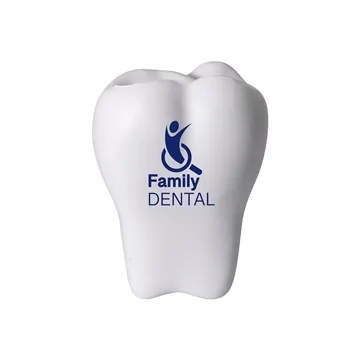 Image of 150 Promotional Dental Tooth Shape Stress Ball